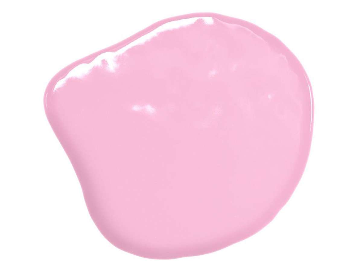 Rosa Zuckerglasur auf weißem Hintergrund