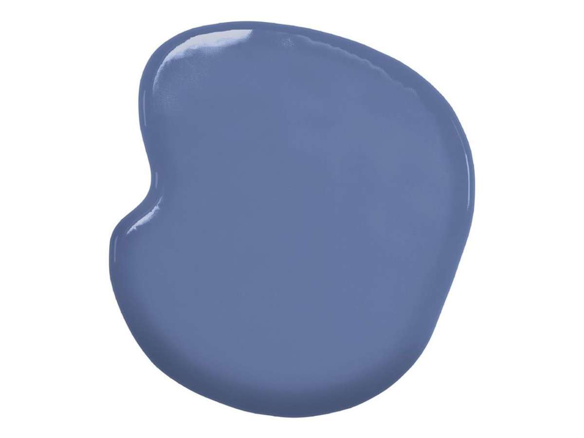 Blaue Lebensmittelfarbe, flüssig, Nahaufnahme