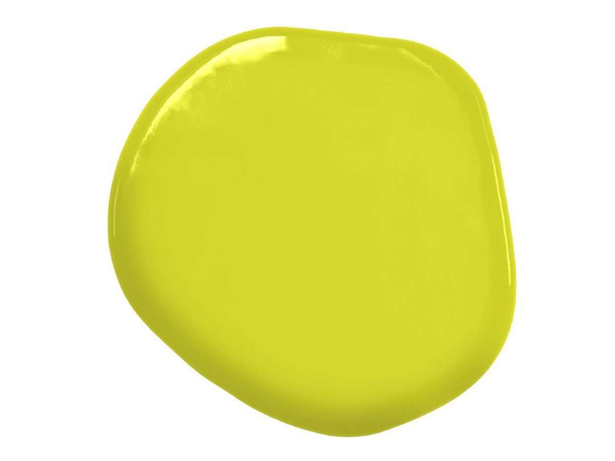 Gelbe Lebensmittelfarbe Klecks
