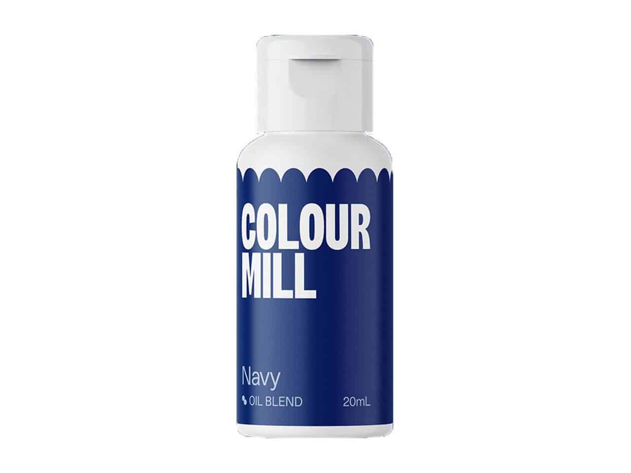 Colour Mill Navy Lebensmittelfarbe Flasche