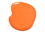 Orangefarbener Lebensmittelfarben-Fleck