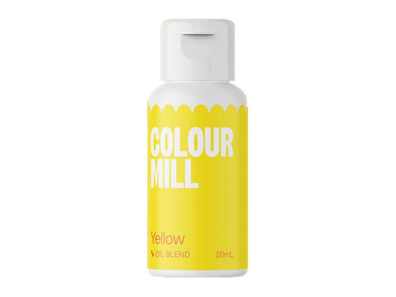 Gelbe Lebensmittelfarbe Flasche Colour Mill