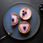 Tarte mit Blaubeeren und Schokolade