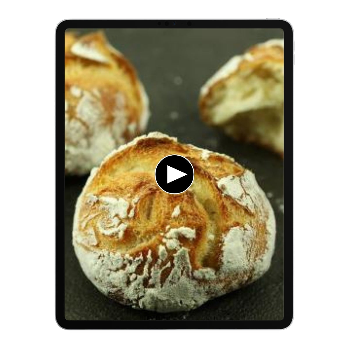 Schlumberger Semmel auf einem Tablet
