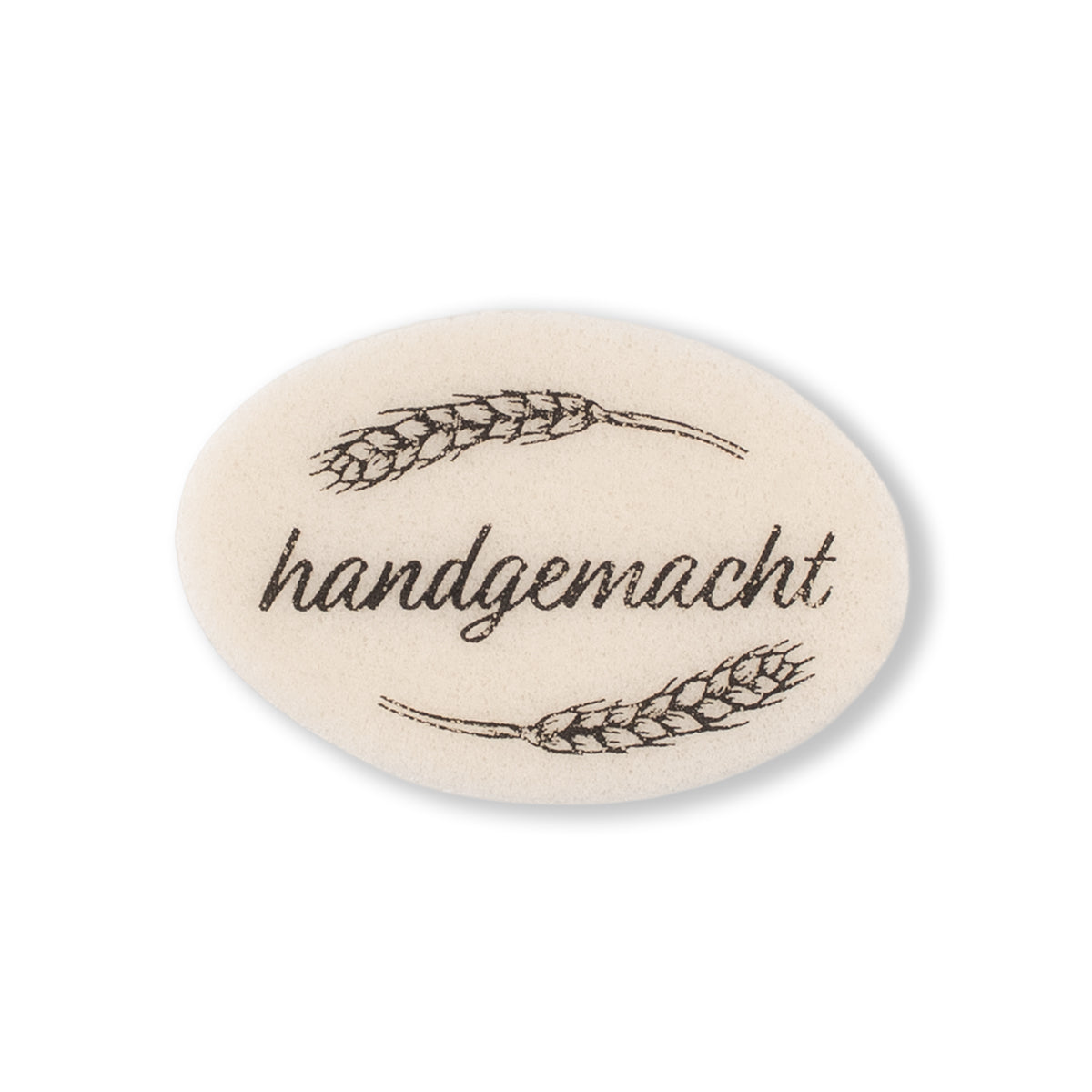 Essbarer Aufleger mit "handgemacht"-Schriftzug