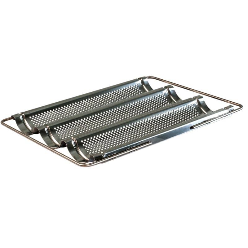 Baguetteblech aus Metall, leer