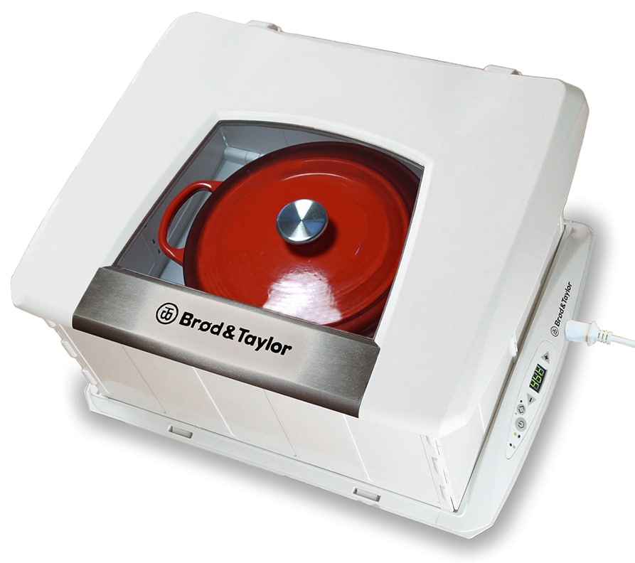 Gärbox mit rotem Topf