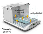 Gärbox mit Temperatur- und Feuchtigkeitsanzeige