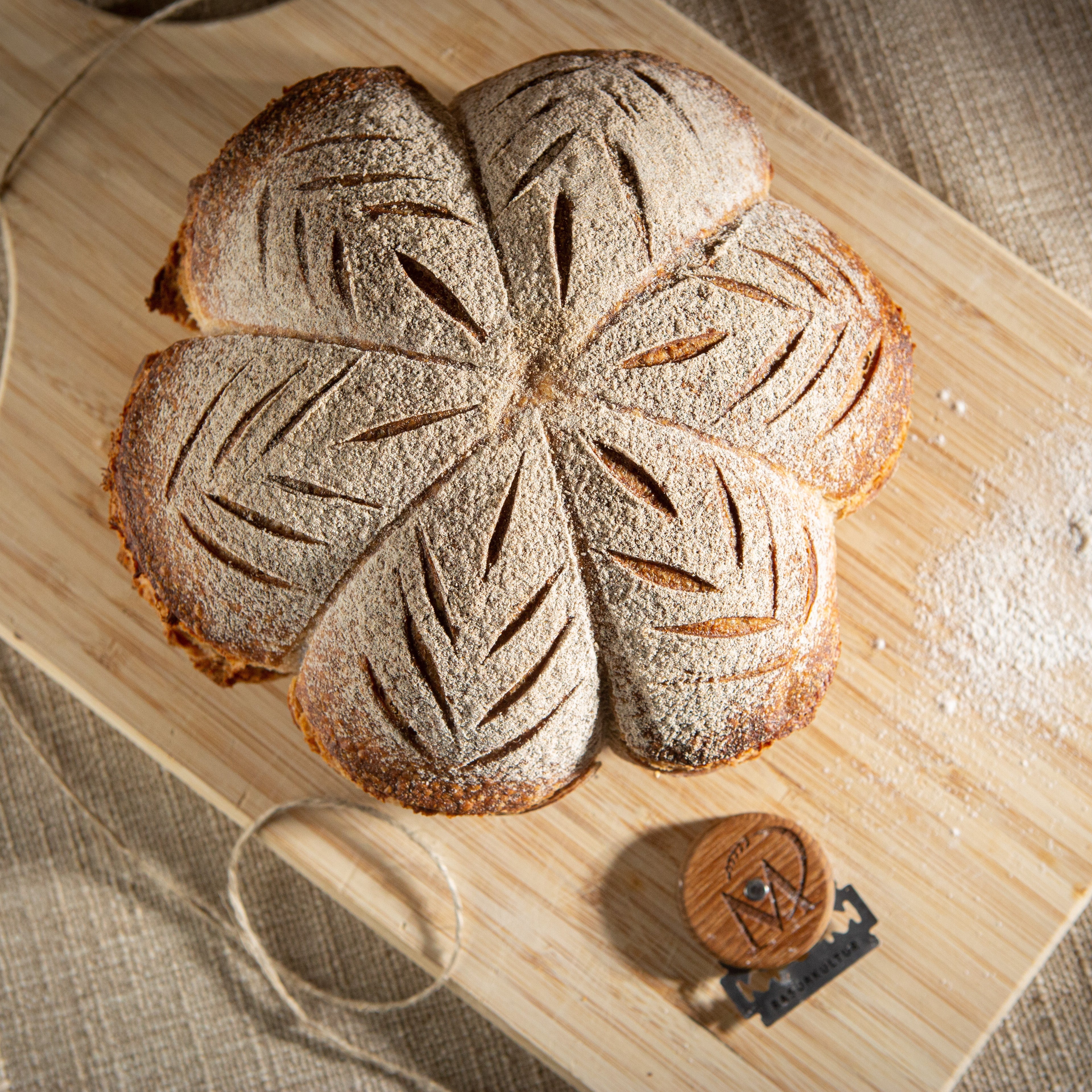 Brot Handwerkskunst der Kürbis