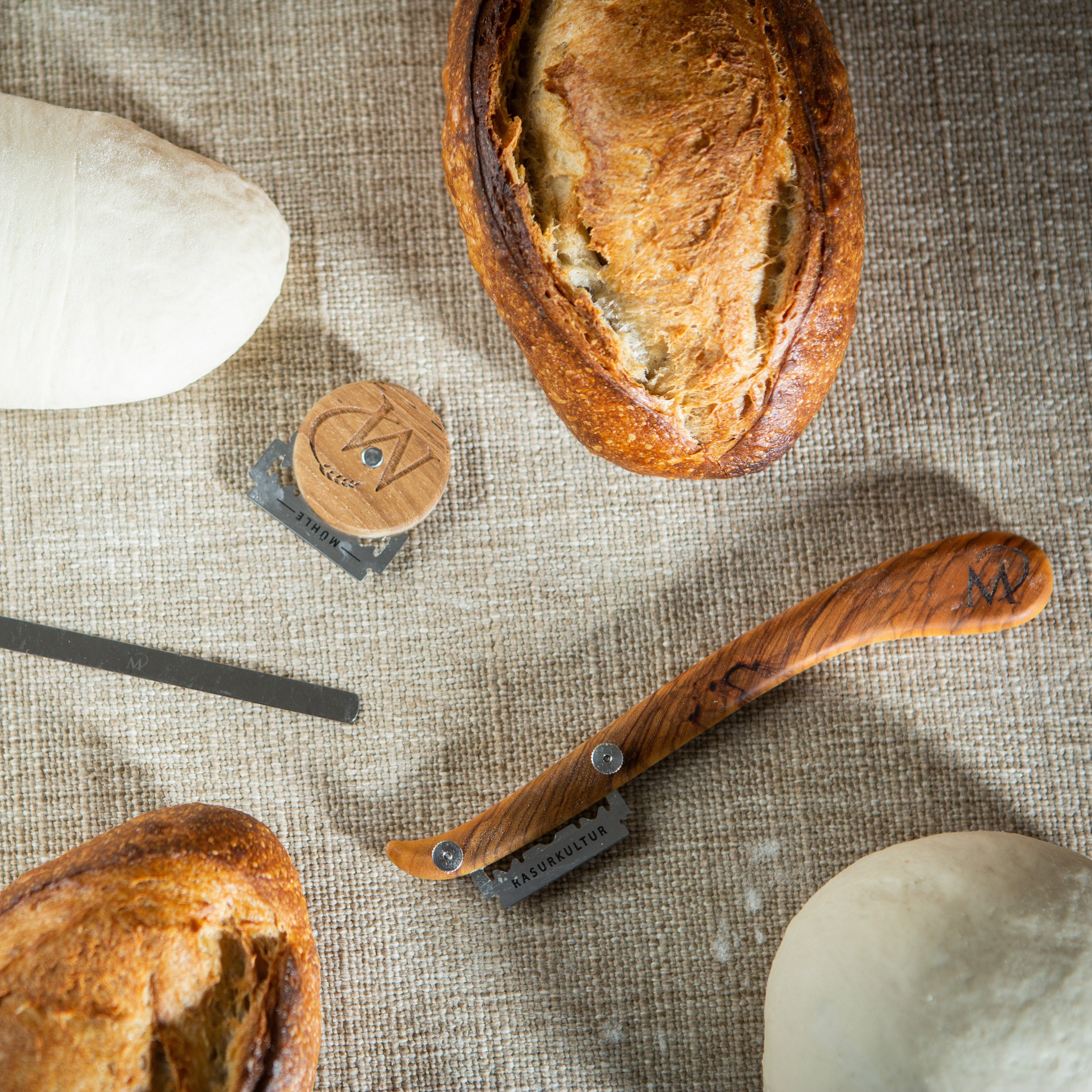 Brot Handwerkskunst Schnitt-Werkzeuge