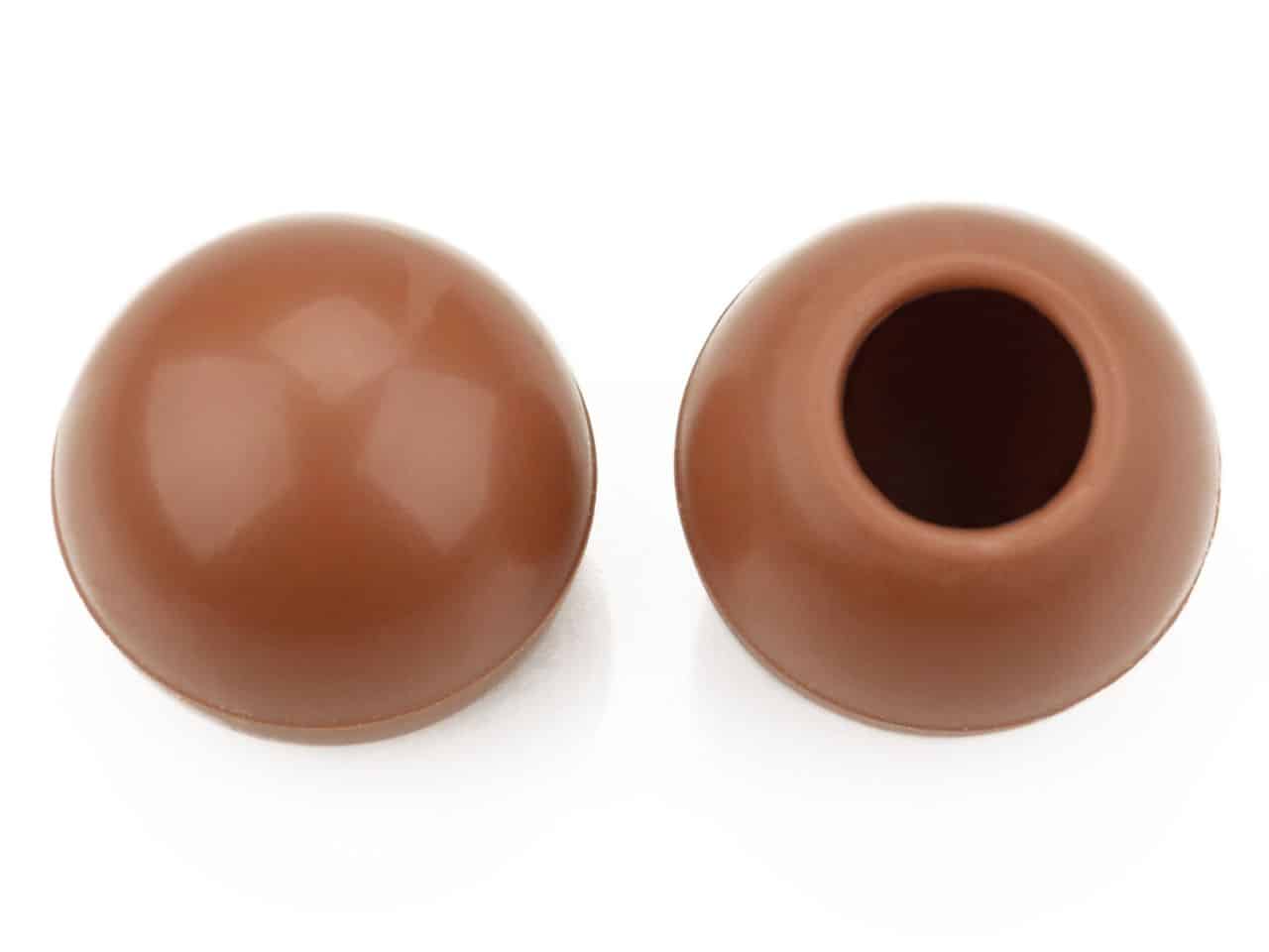 Hohlkugeln Vollmilch, 1 Folie V01