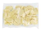Weiße Schokoladendrops in Verpackung