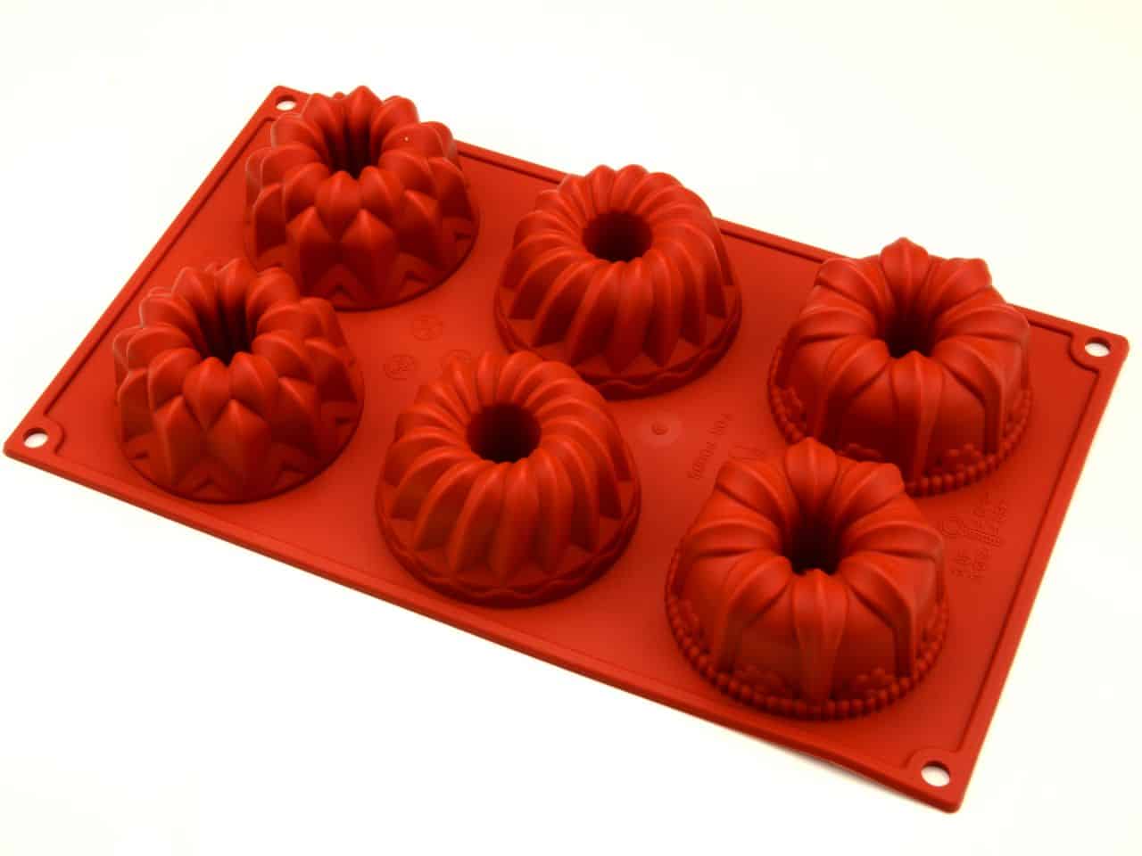 Silikonform Mini Gugelhupf V01