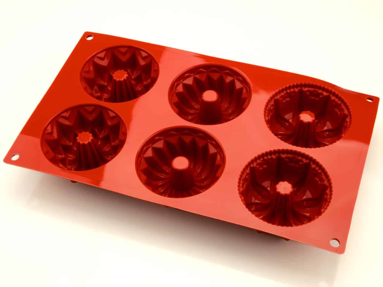 Silikonform Mini Gugelhupf V02