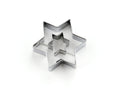 Ausstecher Stern mit Stern 4,5 cm