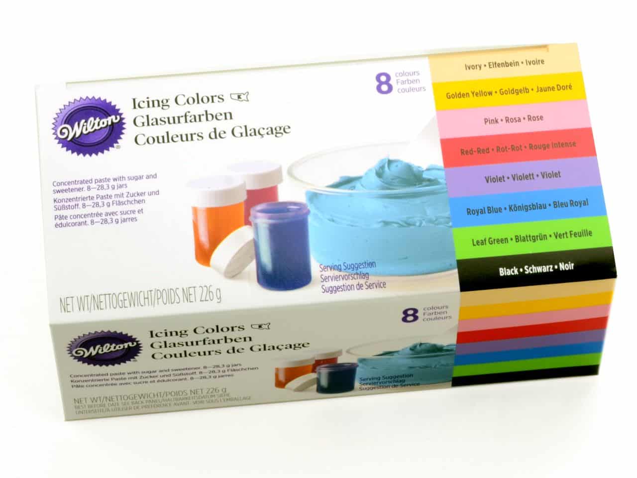 Wilton Pastenfarbe 8x28 g
