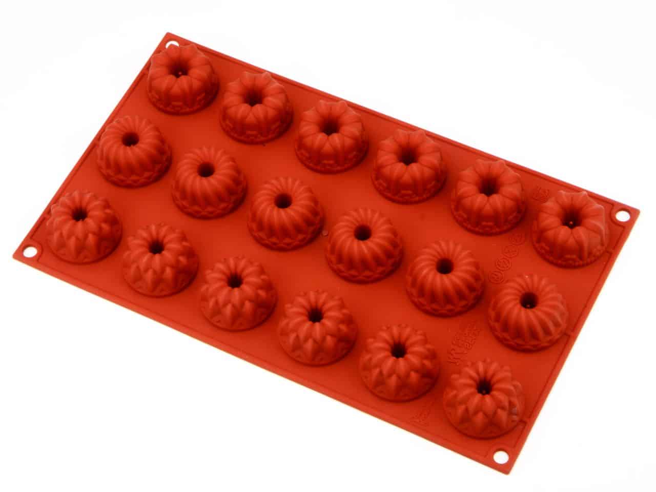 Silikonform Petit fours Gugelhupf V01