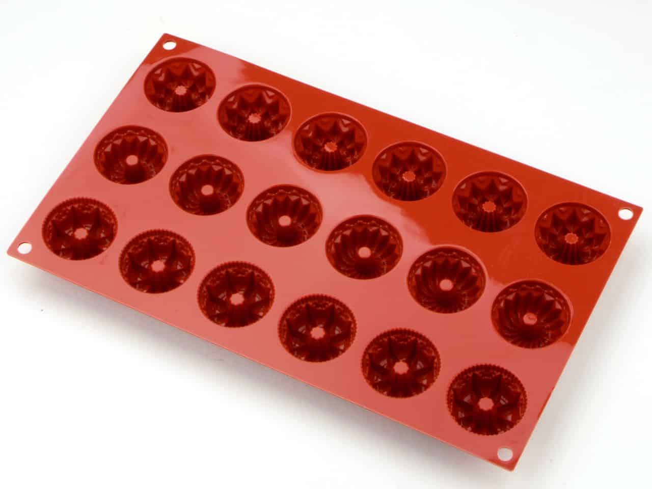 Silikonform Petit fours Gugelhupf V02