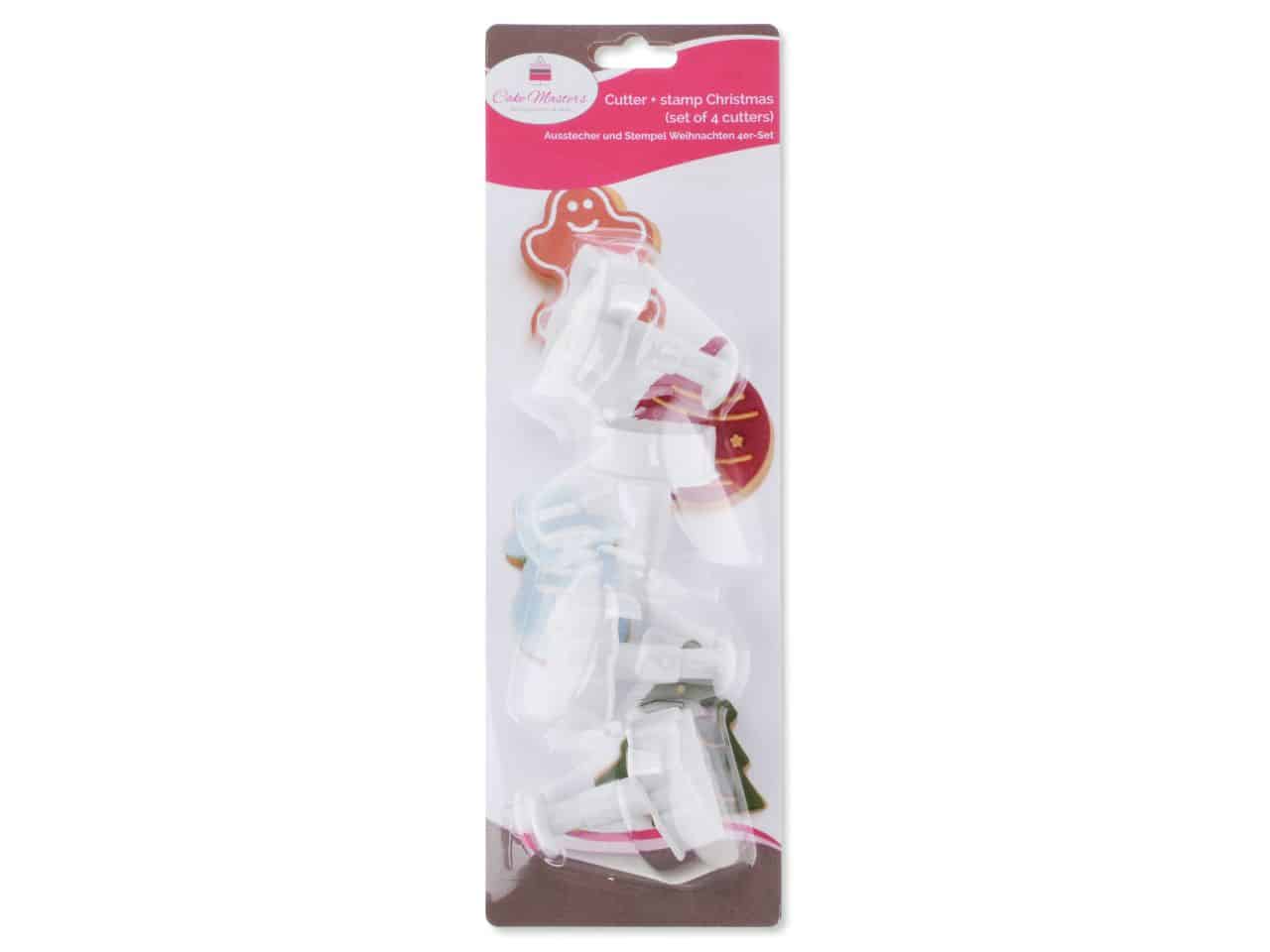 Ausstecher + Stempel Weihnachten 4er V02