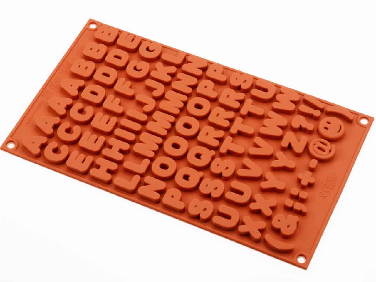 Silikonform klein Buchstaben V01