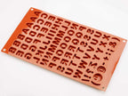 Silikonform klein Buchstaben V02