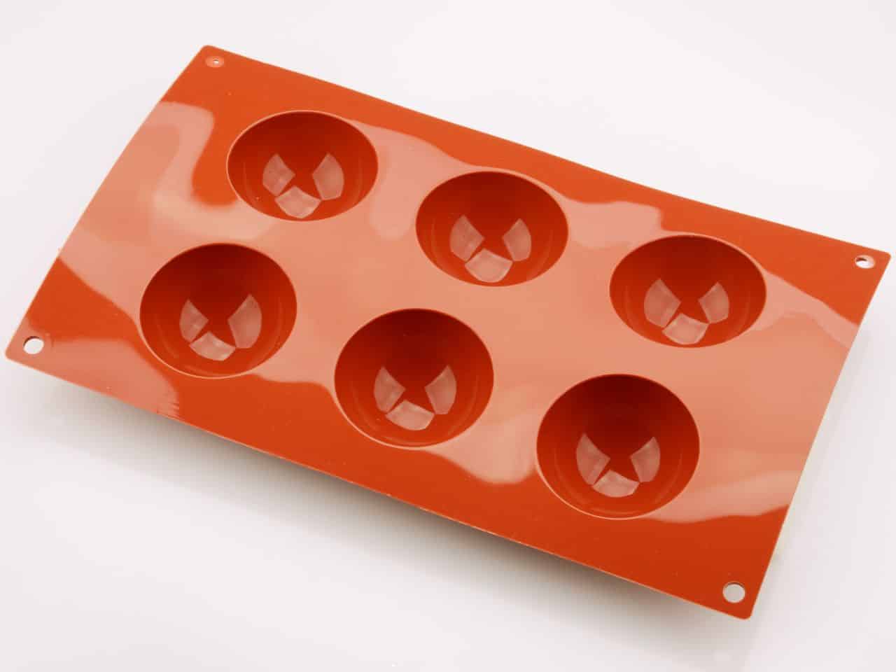Silikonform klein Halbkugel 60 mm V02