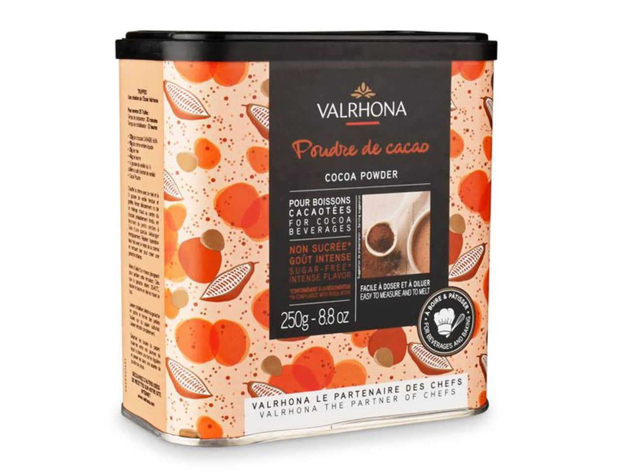 Valrhona Kakaopulver Dose Produktfoto