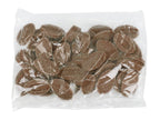 Schokoladendrops in transparenter Verpackung