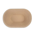 Marcels Gärkorb mit Holzschliff oval Rille 23x14.5x8 cm (Innenmass)