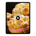 Rosenkuchen auf einem Tablet