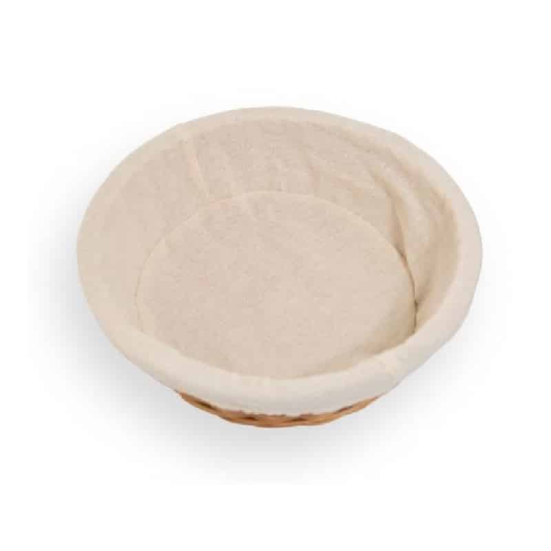 Gärkörbchen mit Leineneinsatz oben