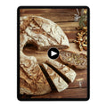 Walnuss Ring auf einem Tablet