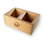 Holzbrotkasten mit Marcel Paa Logo