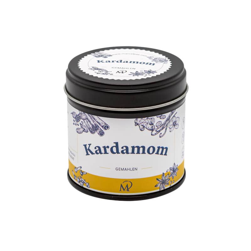 Gewürzdose Kardamom gemahlen Produktfoto