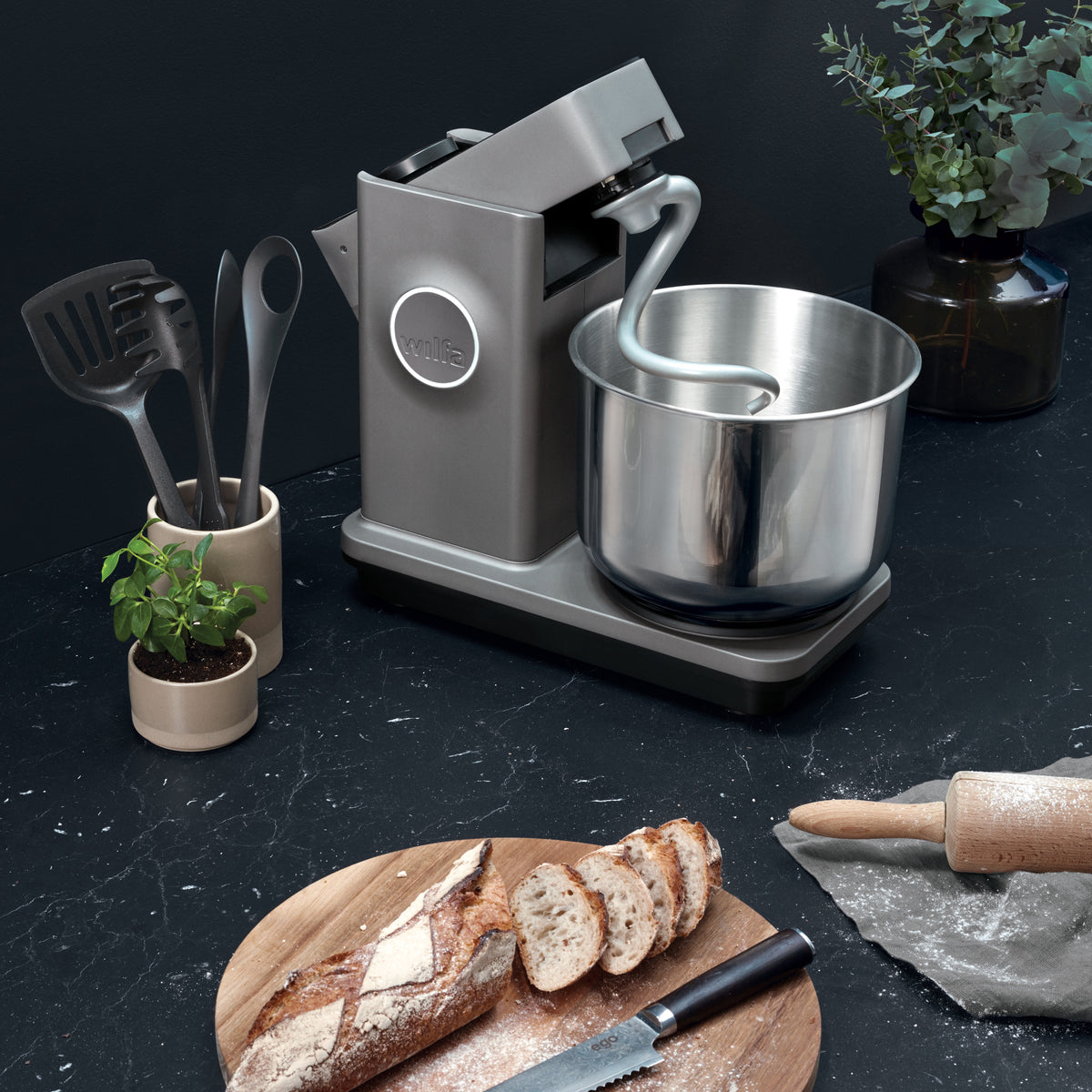 WILFA ProBaker Küchenmaschine KM1GY-70 grau (602031)