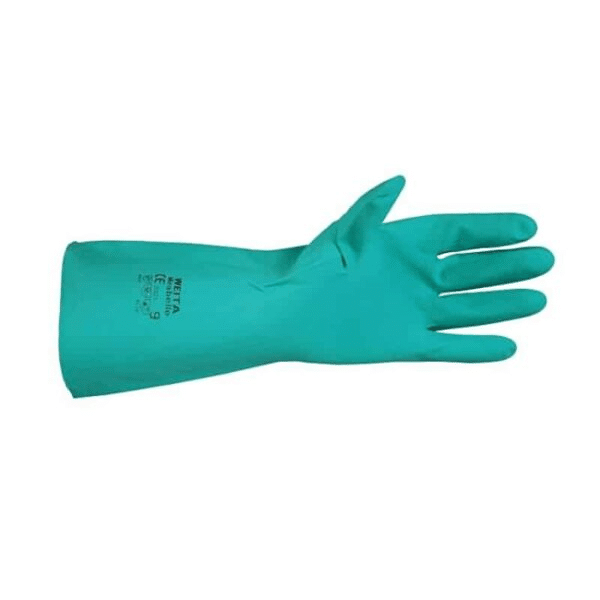 Grüner Schutzhandschuh, Einzeln, Produktfoto