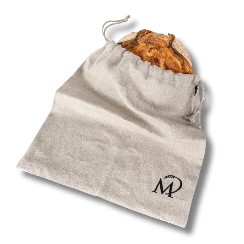 Brot im Stoffbeutel mit Logo