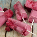 Himbeer-Joghurt-Eis am Stiel