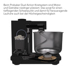Küchenmaschine Querschnitt mit Knetsystem