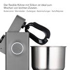 Küchenmaschine mit flexiblem Silikonrührer