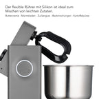 Küchenmaschine mit Silikon-Rührer, Schüssel