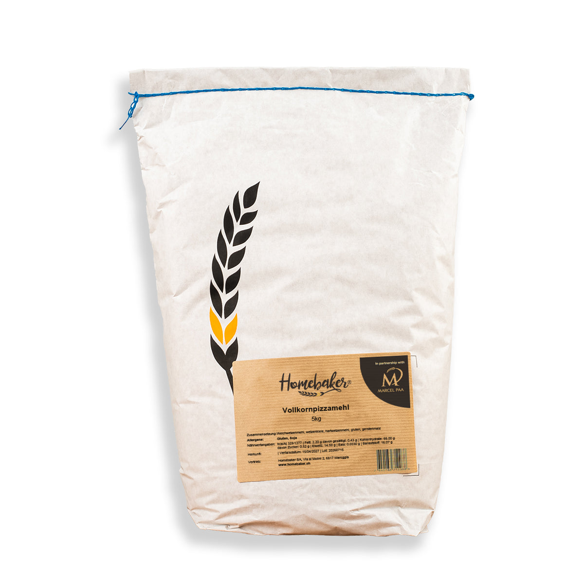 Vollkorn Pizzamehl 5 kg