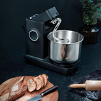 WILFA Probaker Küchenmaschine V2 mit Edelstahlhaken KM1BS-70 schwarz