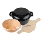 Marcels Topfbrot-Set – Gusseisentopf & Zubehör