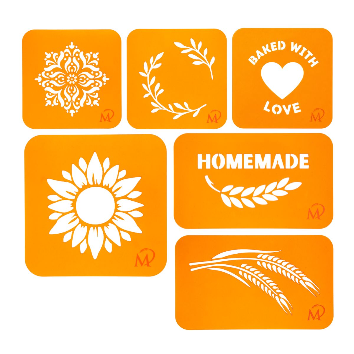 Marcels Mehlschablonen-Set – 6 Motive