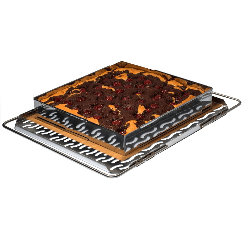 Blechkuchen in eckiger Backform