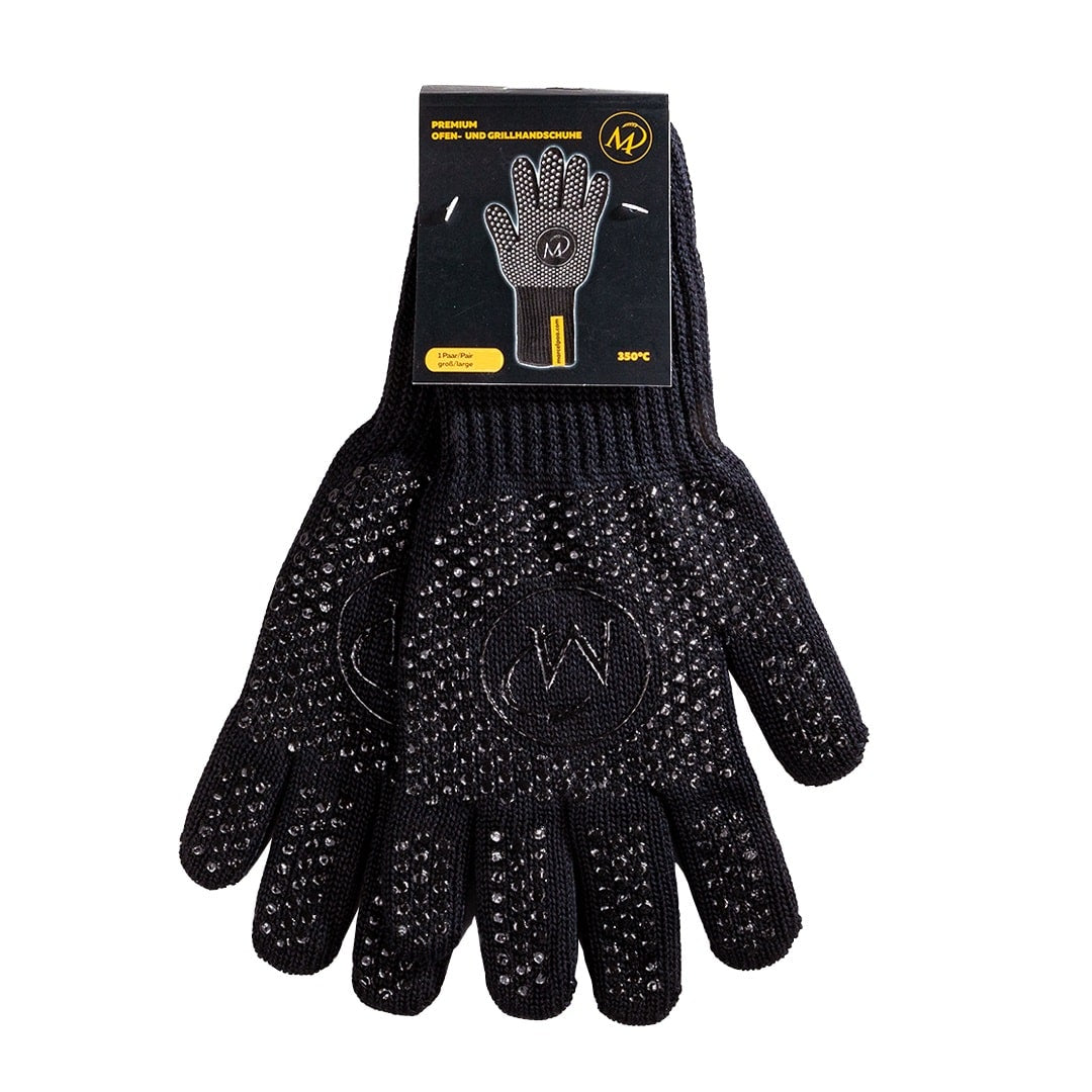 Schwarze Backhandschuhe von Marcel Paa