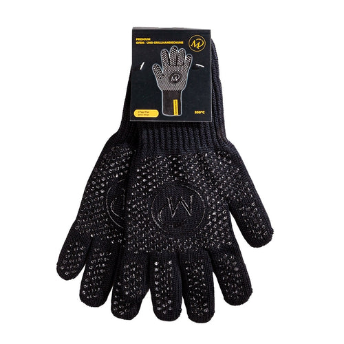 Schwarze Backhandschuhe von Marcel Paa