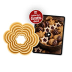 Marcels Ausstecher-Satz Blume 6-teilig – inkl. GRATIS Weihnachtsbäckerei 2.0 Online Kurs