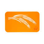 Teigkarte mit Ähren-Motiv